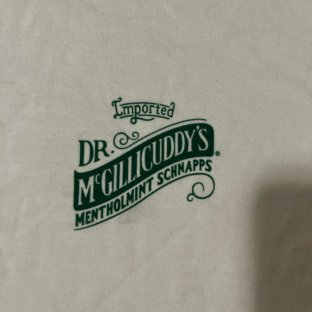 Dr McGillicuddy’s mentholmint schnapps White Shirt